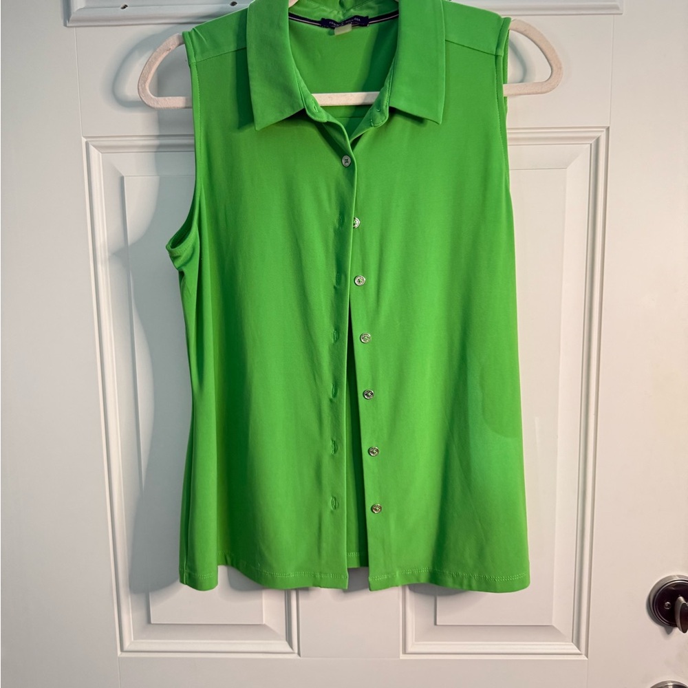 Tommy Hilfiger Sleeveless Button-Up Top